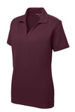 Sport-Tek LST640 Ladies PosiCharge RacerMesh Polo - Maroon