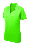 Sport-Tek LST640 Ladies PosiCharge RacerMesh Polo - Neon Green