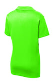 Sport-Tek LST640 Ladies PosiCharge RacerMesh Polo - Neon Green