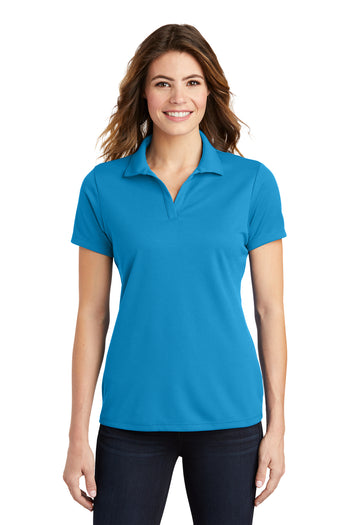 Sport-Tek LST640 Ladies PosiCharge RacerMesh Polo - Pond Blue