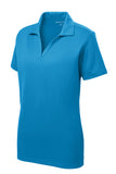 Sport-Tek LST640 Ladies PosiCharge RacerMesh Polo - Pond Blue