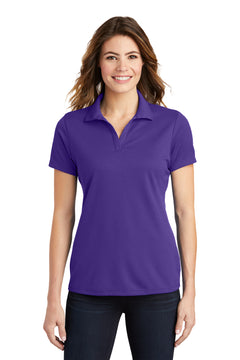Sport-Tek LST640 Ladies PosiCharge RacerMesh Polo - Purple - 