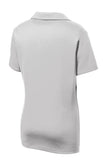 Sport-Tek LST640 Ladies PosiCharge RacerMesh Polo - Silver