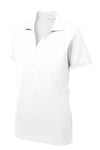 Sport-Tek LST640 Ladies PosiCharge RacerMesh Polo - White