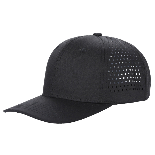 Unbranded 6 Panel Perforated Hat Laser Vented Cap