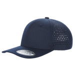 Unbranded 6 Panel Perforated Hat Laser Vented Cap