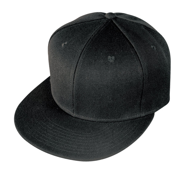 Nissun Flat Bill Polyester Cap, Snapback - 6FBC