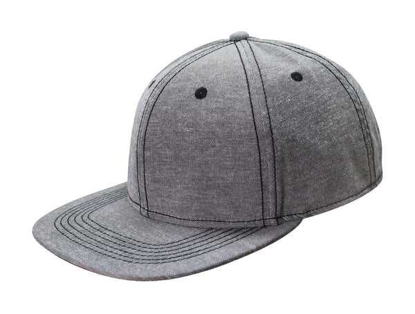 Nissun Flat Bill Chambray Cap - 6FCH