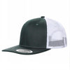 Unbranded 6 Panel Flat Bill Trucker Hat Snapback