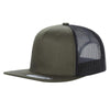 Unbranded 6 Panel Flat Bill Trucker Hat Snapback