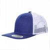 Unbranded 6 Panel Flat Bill Trucker Hat Snapback