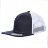Unbranded 6 Panel Flat Bill Trucker Hat Snapback