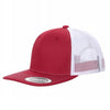 Unbranded 6 Panel Flat Bill Trucker Hat Snapback