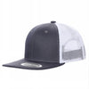Unbranded 6 Panel Flat Bill Trucker Hat Snapback