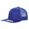 Unbranded 6 Panel Flat Bill Trucker Hat Snapback