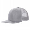 Unbranded 6 Panel Flat Bill Trucker Hat Snapback