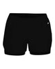 Badger 6150 Women's Double Up Shorts