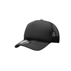 Decky 7010 - Youth 5 Panel Mid Profile Structured Foam Trucker, Kids Foam Trucker Hat, Mesh Back - 