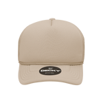 Decky 7010 - Youth 5 Panel Mid Profile Structured Foam Trucker, Kids Foam Trucker Hat, Mesh Back