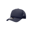 Wholesale Bulk Blank Kids' Youth Trucker Foam Mesh Hats - Decky 7010 - Khaki/White