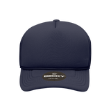 Wholesale Bulk Blank Kids' Youth Trucker Foam Mesh Hats - Decky 7010 - Navy