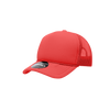 Wholesale Bulk Blank Kids' Youth Trucker Foam Mesh Hats - Decky 7010 - Purple/White