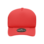 Decky 7010 - Youth 5 Panel Mid Profile Structured Foam Trucker, Kids Foam Trucker Hat, Mesh Back