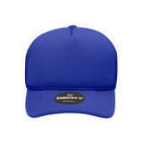 Wholesale Bulk Blank Kids' Youth Trucker Foam Mesh Hats - Decky 7010 - Royal