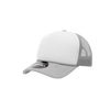 Decky 7010 - Youth 5 Panel Mid Profile Structured Foam Trucker, Kids Foam Trucker Hat, Mesh Back