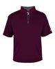 Badger 4199 Men's B-Core Short Sleeve Quarter-Zip