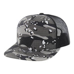 KAMEL 707RSCT  7 Panel Ripstop Camo Trucker Hat