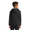 Sport-Tek YST239 Youth Sport-Wick CamoHex Fleece Colorblock Hooded Pullover