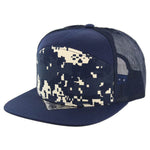 Kamel 707 7 Panel Trucker Hat Mesh Back Snapback Cap 707T