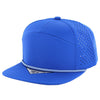 Kamel 707 Perforated Rope Hat 7 Panel Flat Bill 707DPR