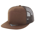 Kamel 707 7 Panel Trucker Hat Mesh Back Snapback Cap 707T