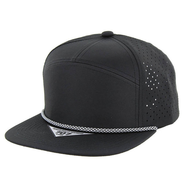 Kamel 707DPR Perforated Rope Hat 7 Panel Flat Bill Kamel 707 Series