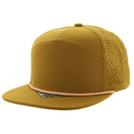 Kamel 707 Perforated Rope Hat 7 Panel Flat Bill 707DPR
