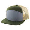 Kamel 707 7 Panel Trucker Hat Mesh Back Snapback Cap 707T