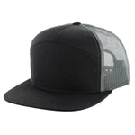 Kamel 707 7 Panel Trucker Hat Mesh Back Snapback Cap 707T