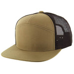 Kamel 707 7 Panel Trucker Hat Mesh Back Snapback Cap 707T