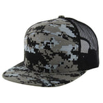 Kamel 707 7 Panel Trucker Hat Mesh Back Snapback Cap 707T