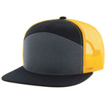 Kamel 707 7 Panel Trucker Hat Mesh Back Snapback Cap 707T