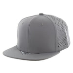 Kamel 301 Perforated 6 Panel Hat Flat Bill Performance Cap 301DP