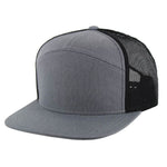 Kamel 707 7 Panel Trucker Hat Mesh Back Snapback Cap 707T