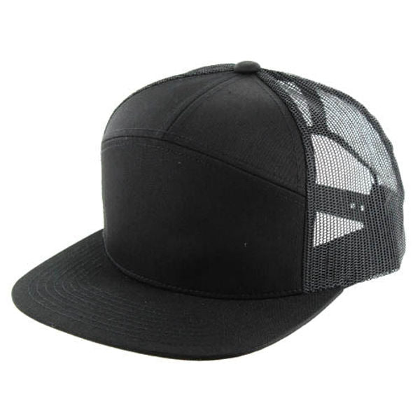 Kamel 707T 7 Panel Trucker Hat Mesh Back Snapback Cap Kamel 707 Series