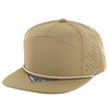 Kamel 707 Perforated Rope Hat 7 Panel Flat Bill 707DPR