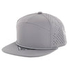 Kamel 707 Perforated Rope Hat 7 Panel Flat Bill 707DPR