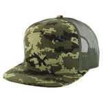 Kamel 707 7 Panel Trucker Hat Mesh Back Snapback Cap 707T