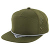 Kamel 707 Perforated Rope Hat 7 Panel Flat Bill 707DPR