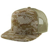 Kamel 707 7 Panel Trucker Hat Mesh Back Snapback Cap 707T